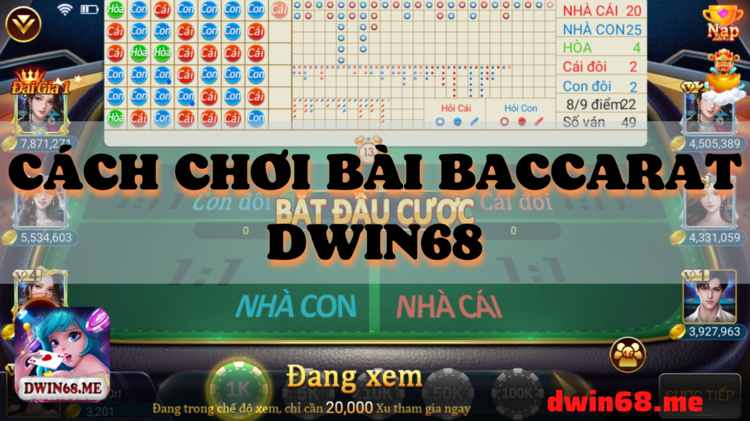 Game Baccarat DWIN, Baccarat